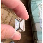 Allians Kristal Avize Taşı 40 Adet, 2 cm Boy, 1,4 cm En, Şık Dekorasyon Parçası - Seçenek 1 - Altın - Gümüş - Bakır