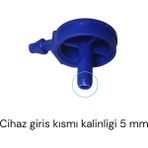 Allians Mavi Dijital Tansiyon Aleti Konnektör Jak Bağlantı Aparatı 5mm