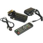 Allians Mini Göz Böcek Uydu Tüplü Tv Scart Alıcı Çok Fonksiyonlu Adaptör - Açık Bej