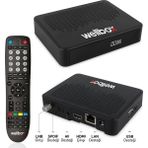 Allians Mini Hd Uydu Alıcı, Ethernet, Wi-Fi, Iptv, Youtube, Kompakt Tasarım - Ahşap
