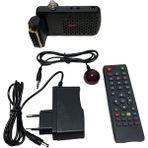 Allians Mini Scart Uydu Alıcısı Türksat 4A Yüklü Kolay Kullanım Modern Tasarım - Ahşap