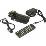 Allians Mini Uydu Alıcısı, Çok Kanallı, Scart Girişli, Kullanıma Hazır - Ahşap - Beyaz
