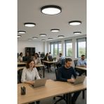 Allians Modern 24W Siyah Kasa LED Avize, 30CM, Buz Beyaz Işık, Salon ve Mutfak Için - Seçenek 1 - Ahşap - Beyaz