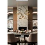 Allians Modern 3'lü Sıralı Avize, Beyaz, Salon, Oturma, Çocuk, Yatak Odası, Antre, Mutfak Için - Seçenek 1 - Ahşap - Beyaz