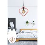 Allians Modern Ahşap Sarkıt Avize, Bebek ve Çocuk Odası Tavan Lambası - Seçenek 1 - Ahşap - Bej