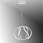 Allians Modern Ahtapot Sarkıt LED Avize, Salon ve Mutfak Için Şık Aydınlatma - Seçenek 1 - Ahşap - Beyaz