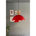 Allians Modern Kırmızı Tekli Avize, Kapı Tokmağı, Sarkıt Lamba, Restoran ve Salon Aydınlatması - Seçenek 1 - Altın - Turkuaz