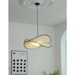 Allians Modern Krem Kumaş Sarkıt Avize, Salon ve Mutfak Için Şık Tasarım - Seçenek 1