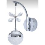 Allians Modern LED Gün Işığı Duvar Aplikası, Şık ve Parlak Krom Kaplama - Seçenek 1 - Altın - Gümüş - Bakır