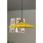 Allians Modern Sarı Metal Avize, Lale Başlık, Rustik ve Cafe Tarzı Sarkıt Aydınlatma - Seçenek 1 - Altın