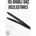 Allians Pratik ve Güvenli Saç Düzleştirici, Ayarlı Isı ve Döner Kablo ile Kolay Kullanım - Açık Bej - Seçenek 1