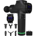 Allians Pro Masaj Tabancası MT51, Karbon, 30 Hız, Sessiz, Vurmalı, Fırçasız Motor - Ahşap