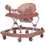 Allians Renkli Müzikli Bebek Yürüteç ve Oyuncaklı Güvenli Duffy 9227 - Ahşap - Bej