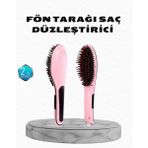 Allians Saç Düzleştirici, 5 Kademeli Isı, Seramik Plakalı, Profesyonel Kullanım - Açık Bej - Seçenek 1