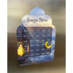 Allians Şık Ramazan Takvimi Magnet, Dekoratif Süs ve Ramazan Şıklığı - Ahşap - Ceviz - Seçenek 1