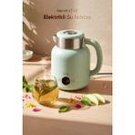 Allians Su Isıtıcı Kettle, Çelik Hazne, 1.5l, Su Yeşili, Retro Tasarım - Ahşap