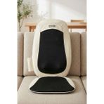 Allians Taşınabilir Masaj Koltuğu, Shiatsu, Titreşim ve Isıtma Özellikleriyle Rahatlatıcı Konfor - Cappuccino
