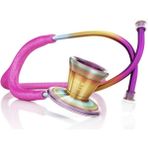 Allians Titanium Stetoskop Bright Pink Glitter ve Kaleidoscope Tasarımı - Seçenek 1
