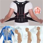Allians Unisex Siyah Medikal Korse, Ortopedik Sırt Duruş Destekçisi - Seçenek 1