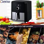 Allians Xl 5.5l Yağsız Fritöz Airfryer 1700W, Sağlıklı ve Pratik Mutfağınız Için - Ahşap