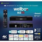 Allians Yüksek Performanslı 4K Android Tv Box Uydu Alıcısı, 2gb Ram, 16GB Hafıza - Ahşap
