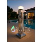 Allimo 304 Paslanmaz LED Işıklı Bahçe ve Havuz Duş Sistemi