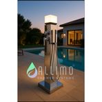 ALLIMO SHOWER SYSTEMS Allimo 304 Paslanmaz Led Aydınlatmalı Bahçe ve Havuz Duş Seti