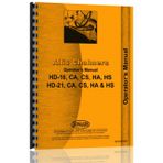Allis Chalmers CA Dozer Attachment Operators Manual