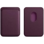 Allmi Apple iPhone 12 / 13 / 14 / 15 / 16 / 17 Pro Max Serisi ile Uyumlu Deri Cüzdan Magsafe - Bordo