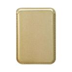 Allmi Apple iPhone 12 / 13 / 14 / 15 / 16 / 17 Pro Max Serisi ile Uyumlu Deri Cüzdan Magsafe - Gold