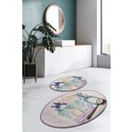 Allmode Lavanta Djt 2'li Set Banyo Halısı