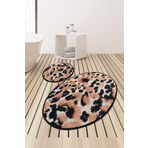 Allmode Leopar Djt 2'li Set Banyo Halısı
