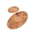 Allmode Wood Djt 2'li Set Banyo Halısı