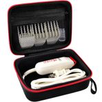 ALLPRIMO Kılıf Wahl Professional Peanut Classic Clipper Trimmer #8685 8655 8655-200 8633 8081 8035 ile Uyumlu Saç Kesme Makinesi Düzenleyici Tutucu, Ek Tarak, Yağ, Bıçak Koruması için (Yalnızca