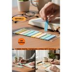 ALLStore 8 RENK PASTEL RENKLER YAPIŞKANLI AYRAÇ POSTİT