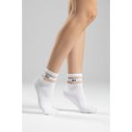 Allunique Beyaz Kaydırmaz Taban Yoga ve Pilates Çorabı Tencel Lifli - 35 - 37