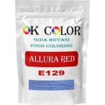 Allura Red E129 Bayrak Kırmızı Toz Gıda Boyası 250 gr