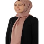 ALLURİNG Janjanlı Parlak Şallar - Pembe - Bej