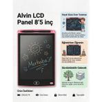 Allwin Ocuklar Için Dijital Not Defteri 8.5 Inç LCD Yazı ve Çizim Tableti, Mavi Işıksız Göz Korumalı Eğitici Oyuncak