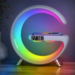 Ally 15W Kablosuz Şarj Standlı Bluetooth Hoparlör Rgb Gece Lambası-(5775)