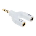 Ally 3.5 mm Kulaklık Mikrofon Çoklayıcı 3.5 mm Splitter DÖNÜŞTÜRÜCÜ-(5775) - Mavi