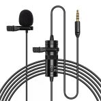 Ally 3.5Mm Universal Lavalier Kablolu Yaka Mikrofonu 6 Metre-(5775)