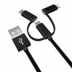 Ally 3in1 2.4 A Type-C Micro Usb Iphone 5,6,7,8 Halat Usb Kablo