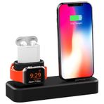 Ally 3in1 Charging Base İPhone+ İwatch+ İPods Silikon Şarj Standı