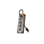 Ally 5in1 Type-c To USB3.0 + USB2.0 *2 + Type-c PD 100W + HDMI Çoğaltıcı Hub ŞEFFAF