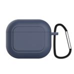 Ally Apple Airpods 3 İçin Kancalı Ultra İnce Silikon Kulaklık Kılıfı Mavi