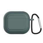 Ally Apple Airpods 3 İçin Kancalı Ultra İnce Silikon Kulaklık Kılıfı Yeşil