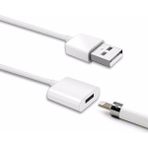 Ally Apple Pencil/kalem Için USB Şarj Kablosu 1 METRE-(5775) - MCT7416-8755 - Beyaz