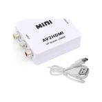 Ally Av To Hdmı Mini Switch Rca Composit Audio Video Hdmı Görünt-Beyaz renk-beyaz