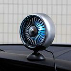 Ally F102 Beyaz Araç Torpidu Üstü + Air Went Tutucu Mini Fan Vantilatör